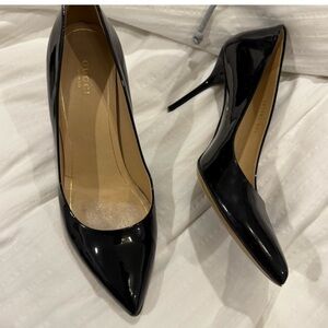 Gucci Black Patent Pointed-Toe Stiletto Pumps